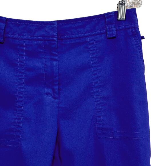 Lija Womens Royal Blue High Rise Golf Bermuda Shorts Size 10 - Picture 2 of 7